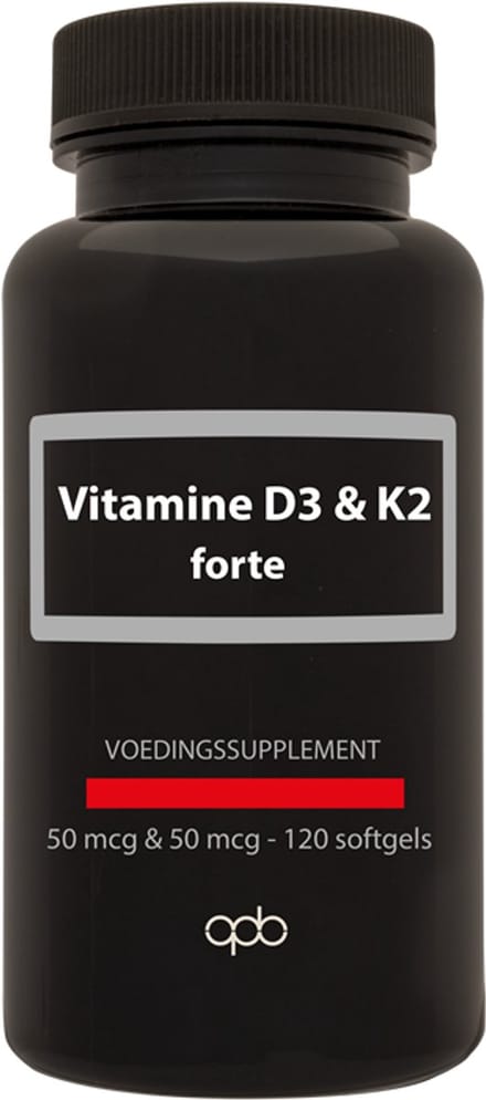 APB Holland Vitamine D3 50mcg & K2 50mcg forte 120 Softgels