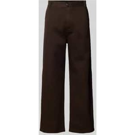 Wide leg broek met steek- en achterzakken, model 'BRADY'