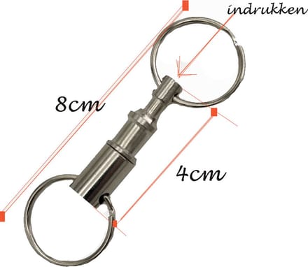 Misjuba- Deelbare sleutelhanger - 1 st