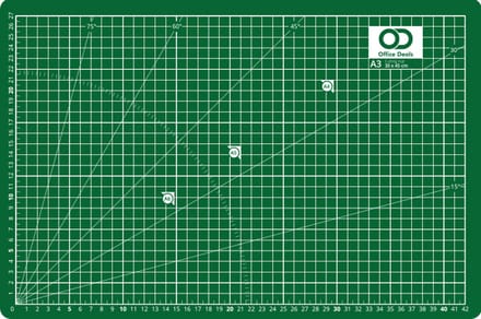 Snijmat A3 - 45 x 30 cm - Groen