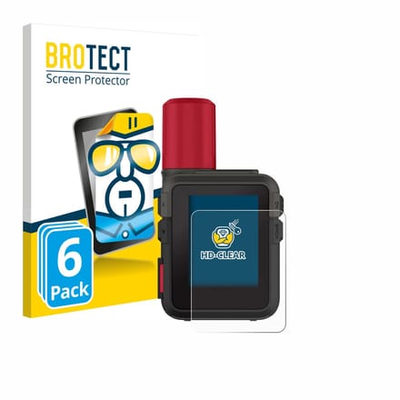 BROTECT - Screenprotector voor Garmin inReach Mini 3 Plus - Folie Beschermfolie transparant 6 Stuks