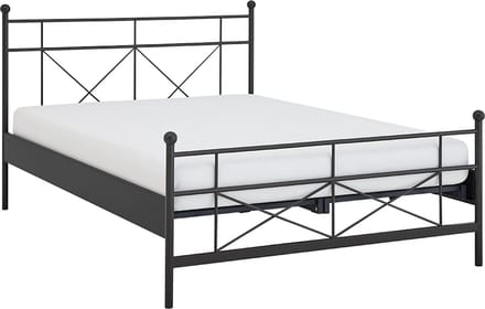 Maxi Bed Milano 2-persoons - 160 x 200 cm - antraciet