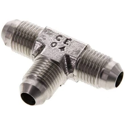 JIC T-koppeling UNF 1/2''-20 Buitendraad RVS 275 bar (3863.75psi)