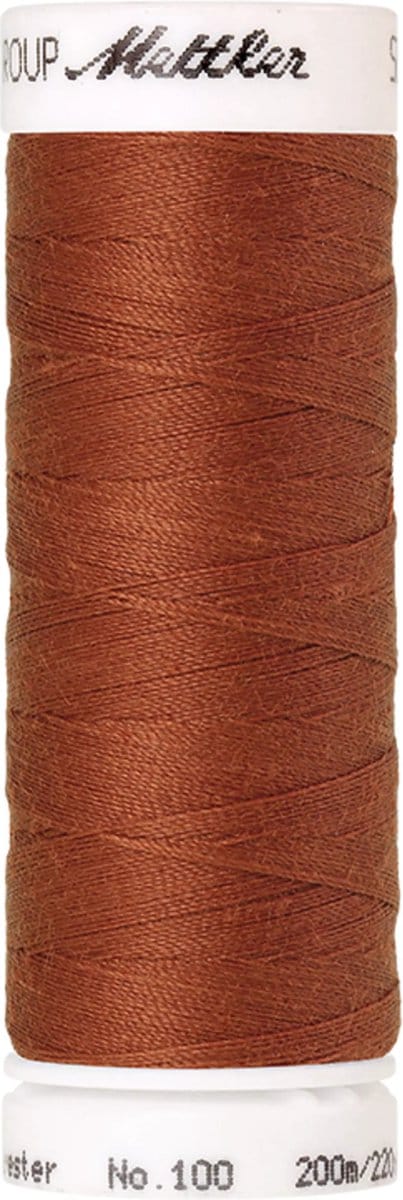 Amann Mettler Seralon Naaigaren – Brick Red (1054) – 200 m – No. 100 – 100% Polyester – Per Stuk