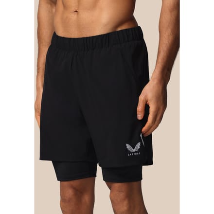 Heren Apex 2-in-1 Gewoven Short -Zwart