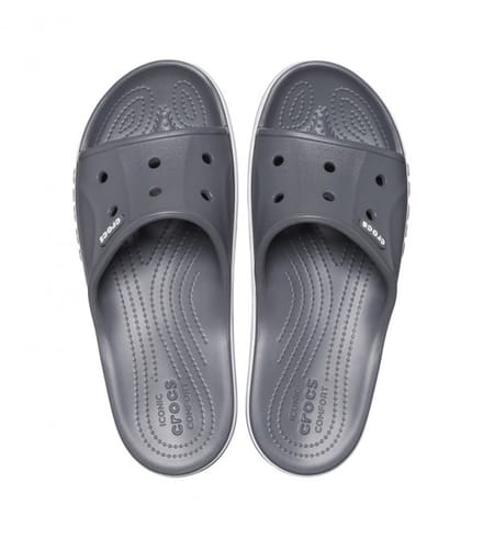 Crocs Bayaband Serie - Dames Slippers - Slate Grey - Croslite - Ventilatie