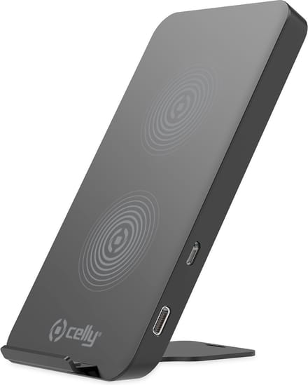 Celly Originele Qi Draadloze Universele Oplaadstandaard - Zwart