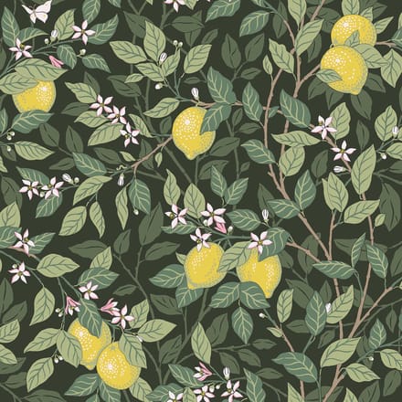 Boråstapeter Vliesbehang 5701 - Orangeri - Botanisch Groen - 53cm x 10.05m