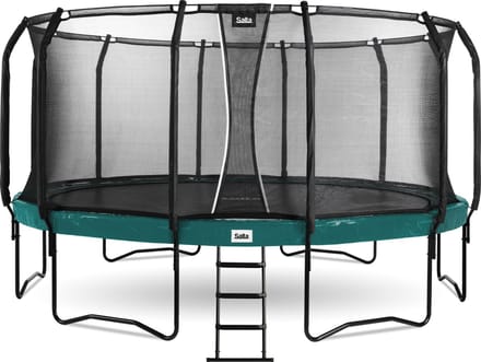 Salta First Class - Trampoline met veiligheidsnet en ladder - ø 487 cm - Groen