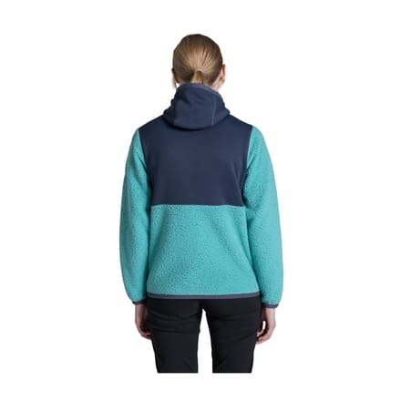 Craghoppers Dames/Dames Telesto Fleecejack met capuchon (Antraciet/Geglazuurd Aqua)
