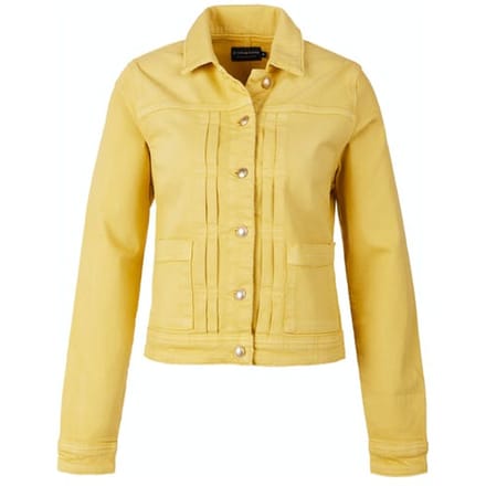 River Woods Jacket Fancy Front Yellow Größe: XS | Cropped-Jacken Outlet | Damen | Gelb