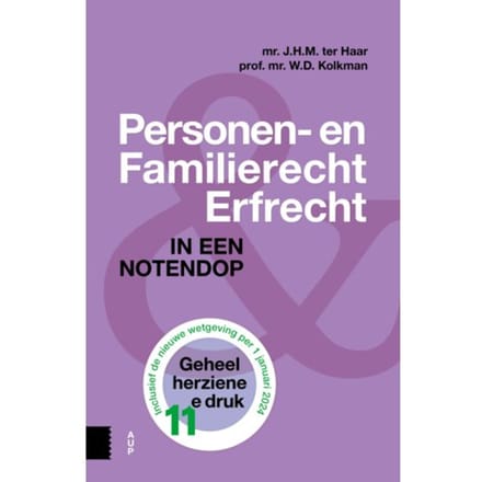 Personen- En Familierecht En Erfrecht - J.H.M. ter Haar