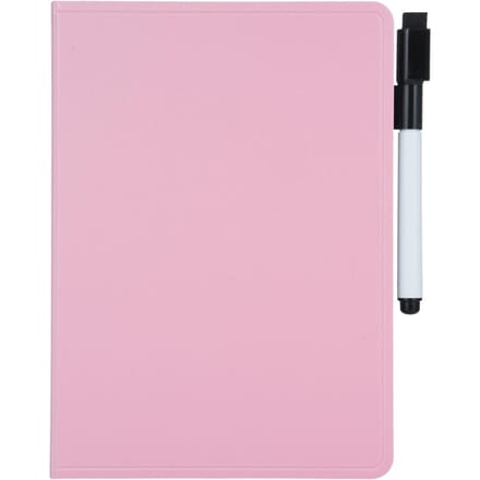 Tableaux effaçables à sec double face A5 Tableau blanc Tableau d'écriture portable avec marqueur et gomme en mousse pour rose