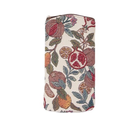 Brillenetui - Brillenhouder - Rits - Pomegranate and Lemon