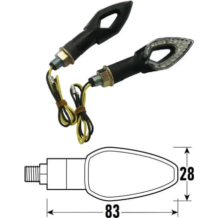 LED knipperlichten motor BCR Spear (x2)