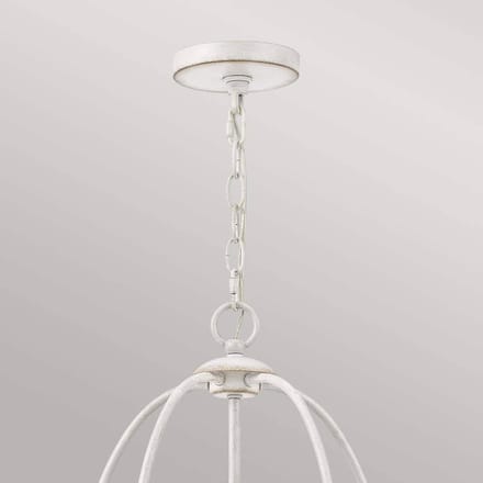 Quoizel LED Kroonluchter | 5X E14 Max 40W | Dimbaar | Antique White