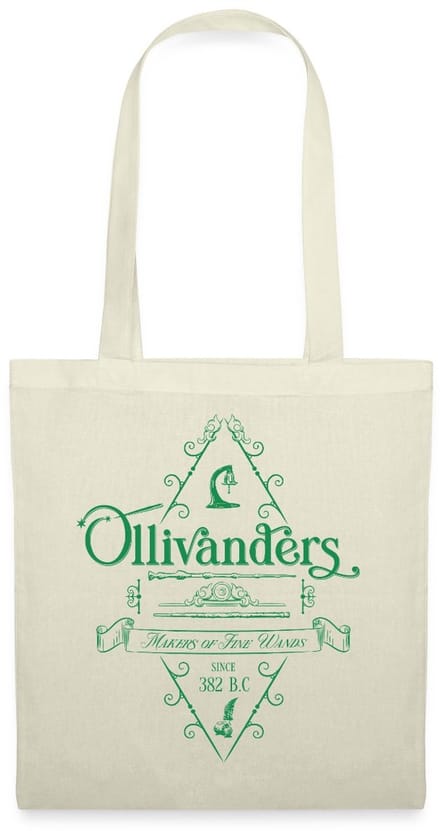 Harry Potter Olivanders Winkel Groen Logo Tas Van Stof Schoudertas
