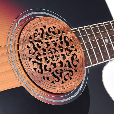Gitaar Houten Klankgat Afdekking Blok Feedback Buffer Mahonie Hout Heet 1
