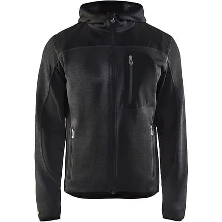 Blaklader 4930 Gebreide Werktrui met Softshell Rood/Zwart