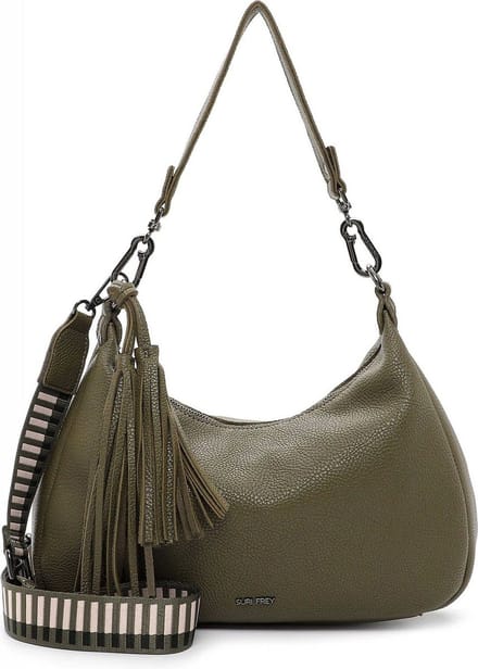 SURI FREY Schoudertas Kiky Shoulder Bag Oliv Olijfgroen