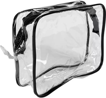 Benson Transparante toilettas - Handig voor handbagage - 20x8x12 cm