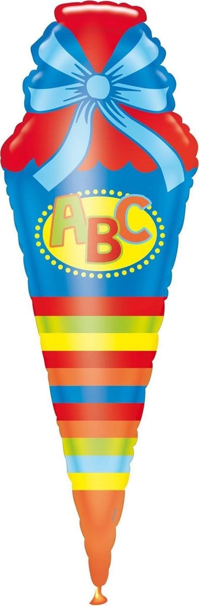 "ABC School Hoorn" Folie Ballon 35 x 111 cm
