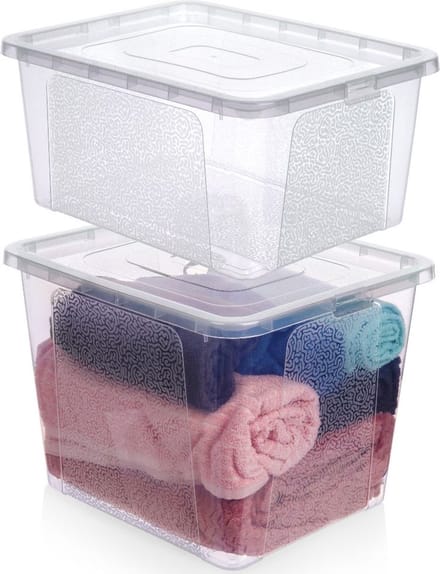 Opbergbox 20 / 30 l 2 stuks - Opbergdoos - Opslag Container