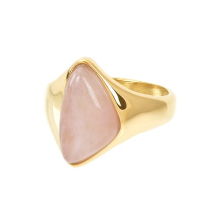 Fame-Rosa-Goudkleurig-Dames Ring