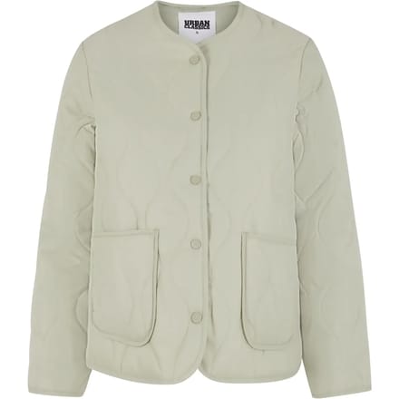 Urban Classics - Quilted Jacket - S - Groen