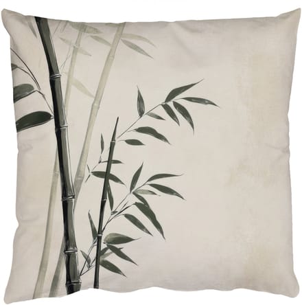 Sierkussens - Kussentjes Woonkamer - 40x40 cm - Japandi - Bamboe - Beige