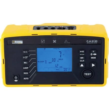 Chauvin Arnoux C.A 6133 Installatietester VDE-norm 0100
