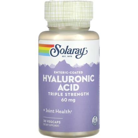 Maagsapresistente Hyaluronzuur, 3x Sterkte, 60mg, 30 Veggie Capsules