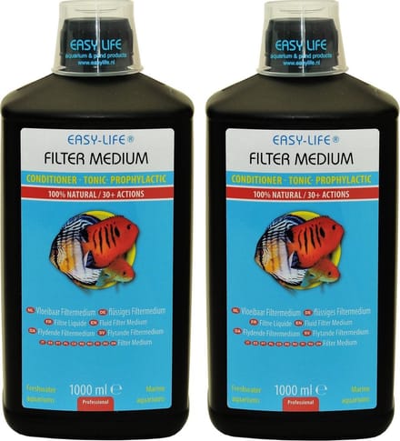 Aquariumfilter - Easy-Life vloeibaar filtermedium - 2x 1 Liter