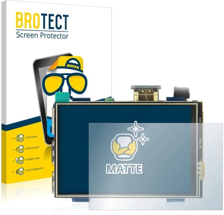 BROTECT - Screenprotector voor Raspberry Pi Touchscreen (3.5") - Folie Beschermfolie matte 2 Stuks