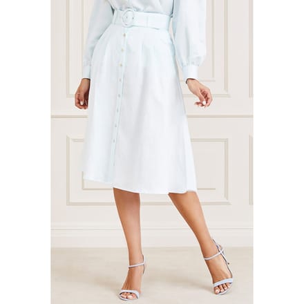 GUESS Marciano By  Paradiso Skirt Peaceful Sky Größe: 36 | Midiröcke Outlet | Damen