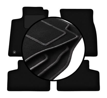 Complete set veloursmatten voor: Mercedes GLB X247 SUV (2019-)