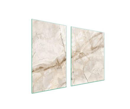 TMK ArtDeko - Snijplank van gehard glas - 100x52 cm - Marmerpatroon