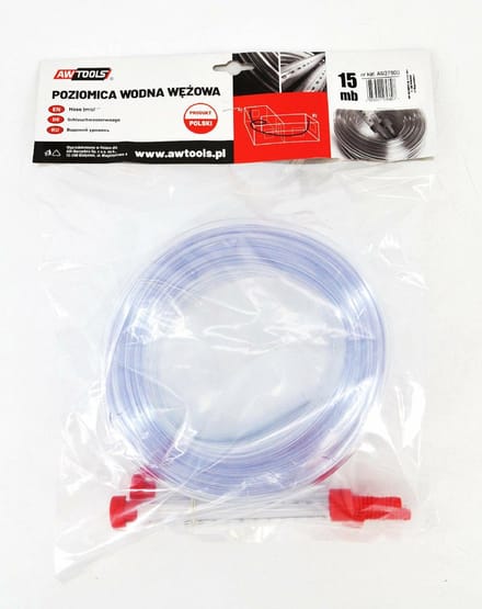 AWTools - Professionele Waterpas - 15 Meter - PVC Slang - Nauwkeurige Meting