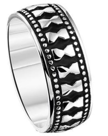 Schitterende Zilveren Ring
