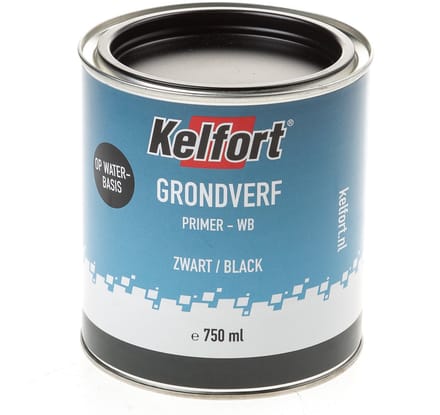 Grondverf zwart (waterb) 750ml