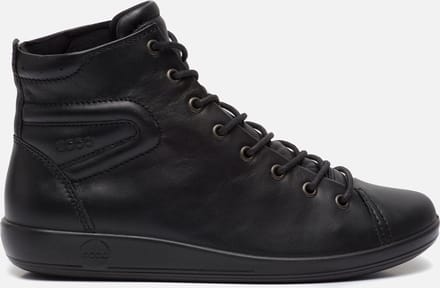 ECCO SOFT 2.0 dames Veterboot - Sneakers - Zwart