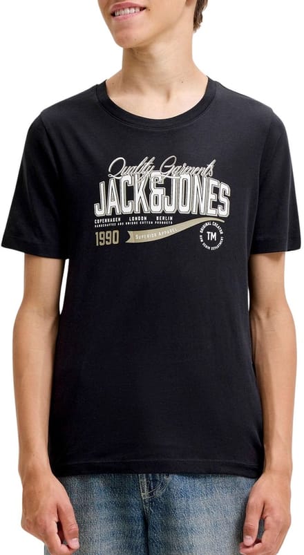 Jack & Jones Logo SS 2 Col Shirt Junior - Maat 176