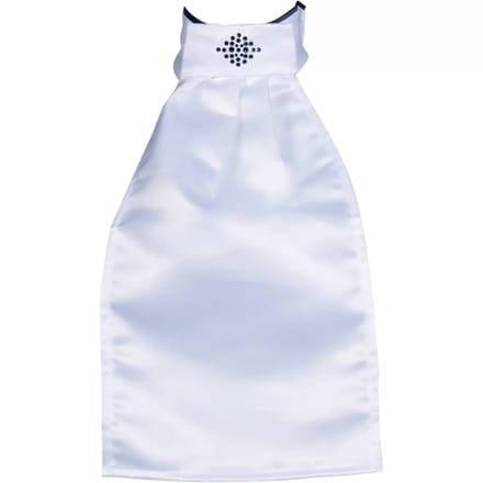 HKM plastron Maja - wit/donkerblauw - one size