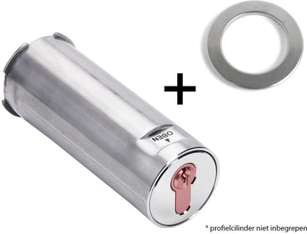 Kruse PZ Light sleutelbuis + Rozet RVS bundel