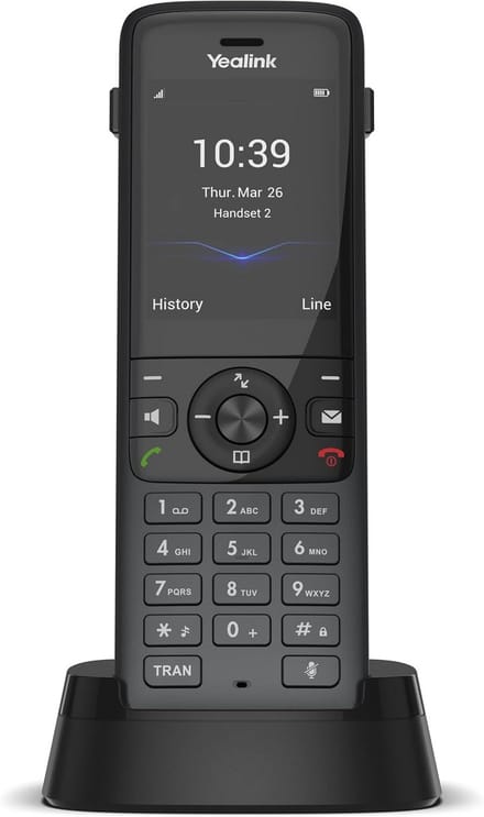 Draadloos DECT Handset voor Yealink W70B/W80B - HD Audio