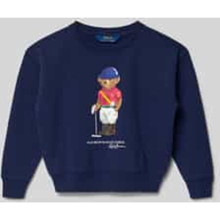sweatshirt met labelprint