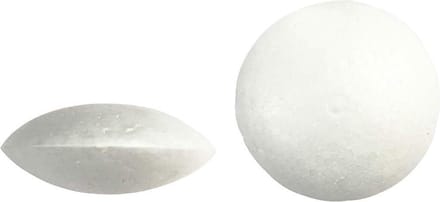 Ufo's, d 7,5 cm, dikte 31 mm, wit, 100 stuk/ 1 doos