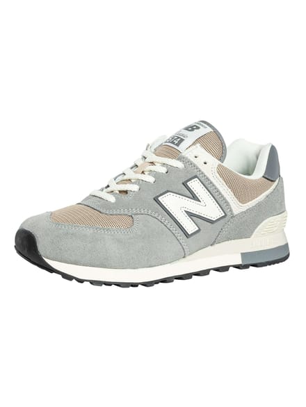 New Balance 574 Suede Trainers, Grijs