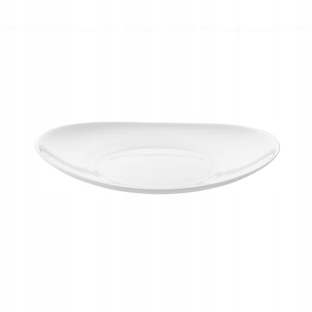 Florina Prometeus Ovaal Dessertbord 22 cm - Wit Glas