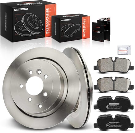 Frankberg 2x remschijven 4x remblokken achteras voor Land Rover